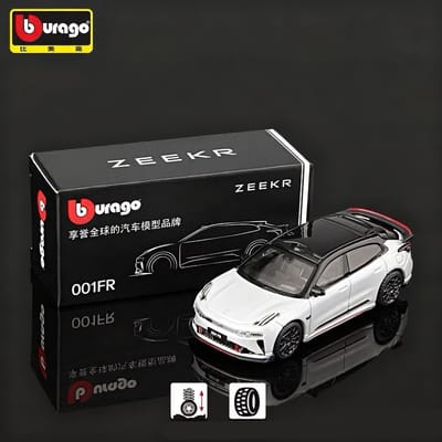 Bburago 1:64 Zeekr 001 Fr Legering Stationwagon Sportwagen Model Diecasts Metaal Nieuwe Energie Voertuigen Auto Model Simulatie Kinderen Cadeau