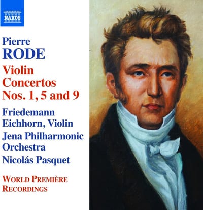 Friedemann Eichhorn, Jena Philharmonic Orchestra, Nicolás Pasquet - Rode: Violin Concertos Nos. 1, 5 And 9 (CD)