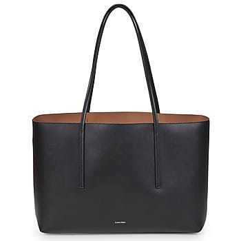 Calvin Klein Foil Logo Tote - Shopper 44 cm (zwart/toasted coconut)