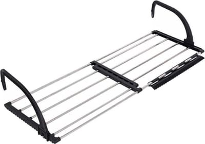 Droogrek Hangend - Wasrek Uitklapbaar - Wanddroogrek - Hangdroogrek - Deur - Balkon - Radiator - Met Sokkenrekje