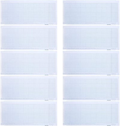 10 Stuks Breimachine Kaarten voor 24 Steken - Punch Cards voor DIY Truien en Handgemaakte Accessoires, 32x14cm Per Kaart