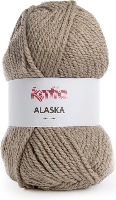 Katia Alaska - 07 donkerbeige - Acryl Garen