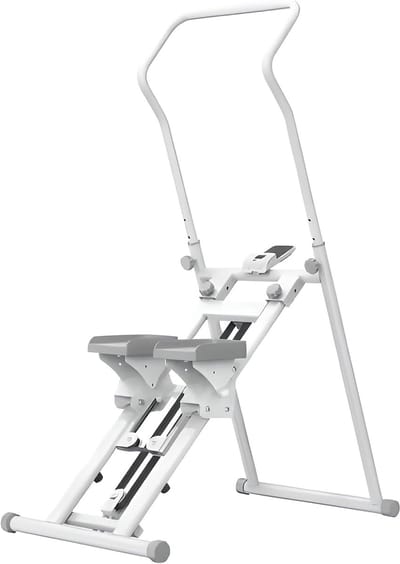 Traplift - Stepper machine - Full body training - Opvouwbaar design - 150 kg capaciteit - Wit