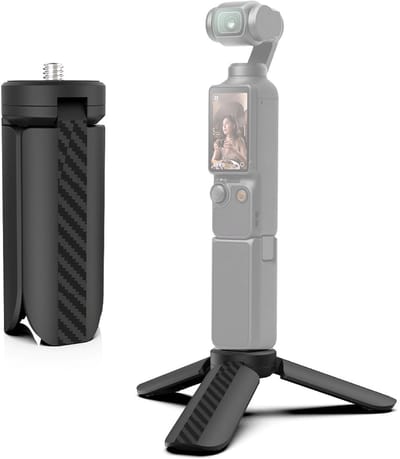 Dailygoods- Camerastatief Uitschuifbaar - Mini Statief voor Desktopcamera - Laadvermogen 2 kg - Antislip - Stabiele Structuur - Verstelbare Hoogte 8-11,5 cm