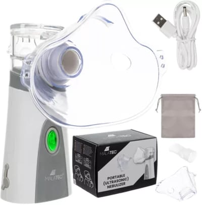 Malatec Complete vernevelaar set met USB-voeding en maskers