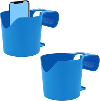 Hangende bekerhouder - 2 stuks, voor zwembadrand, geen boren, voor sap, cocktails