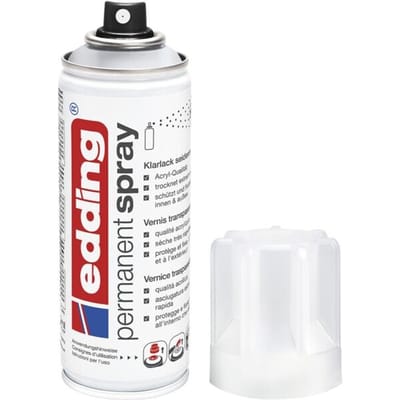 edding 5200 "Permanentespray", Vernis of blanke - Zijdemat