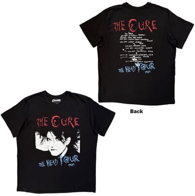 The Cure - The Head Tour '85 Heren Tshirt - M - Zwart