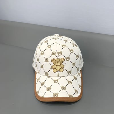 Wit Khaki Nieuwe Mode Baby Cartoon Hoed Kinderen Katoenen Baseballpet Baby Peuter Verstelbare Snapback Hoed Voor Kinderen 48-54cm white