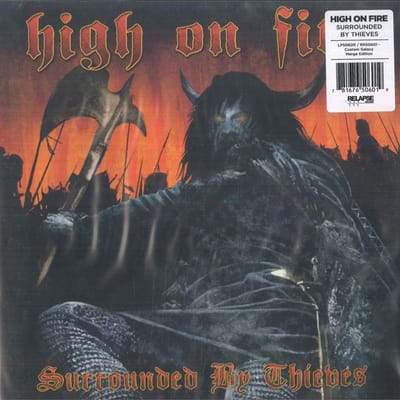 LP Plaat HIGH ON FIRE - Surrounded By Thieves RR6529 Relapse Records 2023 VS Rock
