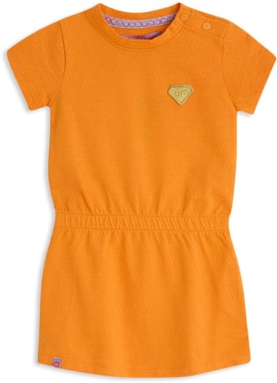 4President-Meisjes jurk Nara- Oranje- Turmeric