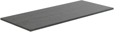 Saqu wastafelblad 120x51x2cm eiken zwart