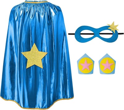 Superhelden Kostuums voor Kinderen met Capes, Masker en Tutu Balletrok - Perfect voor Halloween, Verjaardagen en Feestjes