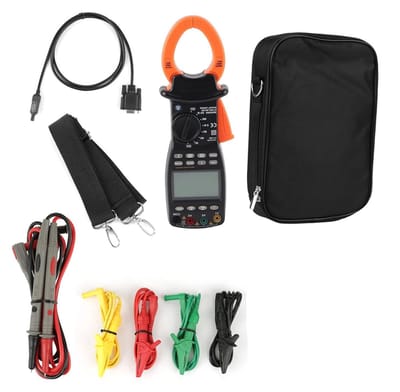Digitale Stroomtang - Multimeter Tester - Stroom Meten - Dubbel Display - 600V 1000A - Grijs