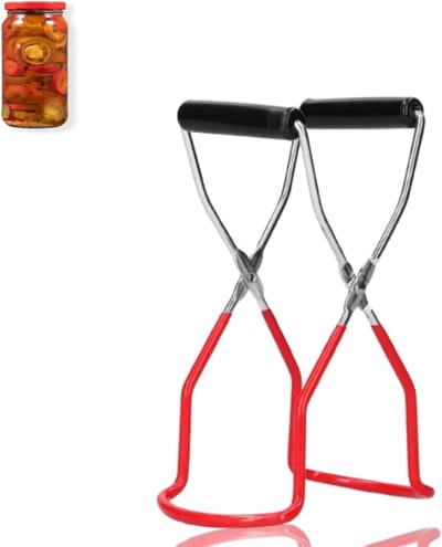 Canning Pot Lifter met Handvat, Antislip RVS Potlifters voor Inmaken, Keukenaccessoires voor Thuisgebruik