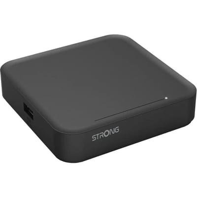 STRONG - Streaming Box Android TV 4K UHD - Leap-S3 - Chromecast ingebouwd - Google Voice Assistant compatibel - Dolby Atmos & Dolby Vision - Gemakkelijk te installeren - Zwart