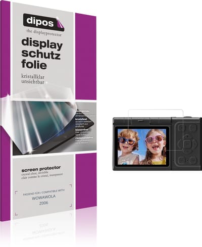 dipos – 4x Beschermfolie geschikt voor WOWAWOLA Z006 | Krasbestendige & heldere Screenprotector Ultra-Thin