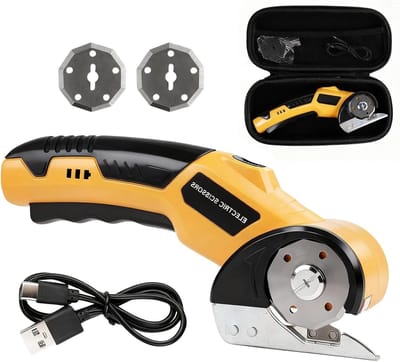 Elektrische Schaar - Draadloze Cutter - Materiaal Snijden - Snel en Precisie - 6 mm Diepte - Zwart
