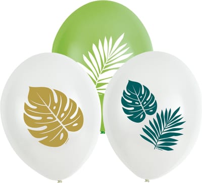 RIETHMULLER - 6 tropische latex ballonnen 27,5 cm