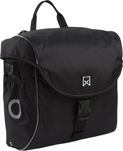 Willex - Enkele Tas 300 - Zwart/Zilver - Lichtgewicht - XL 19 Liter