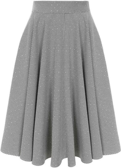 Banned - Cary Sparkle Houdndstooth Swing Rok - XS - Zwart
