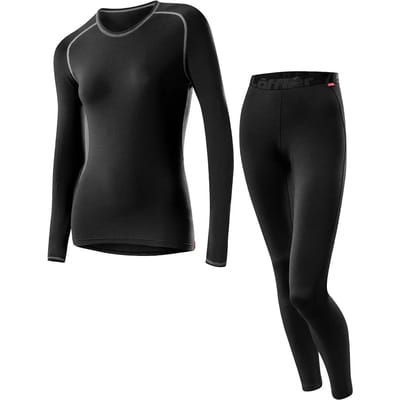 Löffler - Thermoset - Dames - Polypropyleen - Zwart - 2-delig - M