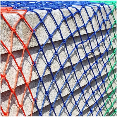 Veiligheidsnet Touw - Decoratief gaas heknet - Spelen en Klimmen - Sterk en Duurzaam Materiaal - 2 x 2 meter
