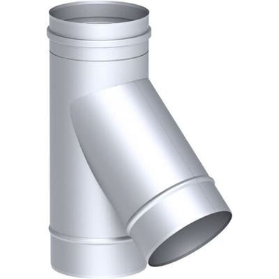 GGM Gastro T-Anschluss Rohr 60° in Edelstahl / Ø250mm Zilver