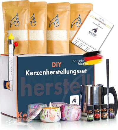 Kaarsen maken DIY - handmade candles set - zelf kaarsen maken set - DIY Candles