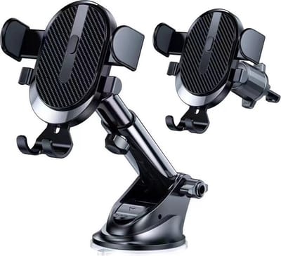 Telefoonhouders Auto - Voorruit - Dashboard - Ventilatierooster - GSM Houder Voor Alle Telefoons - 360° Draaibaar