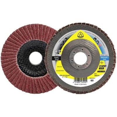 Klingspor 369259 SMT 674 schuurmoppeller keramiek, 125 x 22,23 mm korrel 40 gewelfd Diameter 125 mm 10 stuk(s)