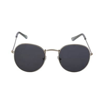 LOUD AND CLEAR® - Zonnebril - Ronde Zonnebril - Festival Bril - Retro - Heren - Dames - Zilver