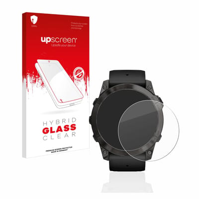 upscreen - Screenprotector voor Garmin Epix Pro (Gen 2) (51 mm) - Folie Beschermfolie Beschermglas transparant