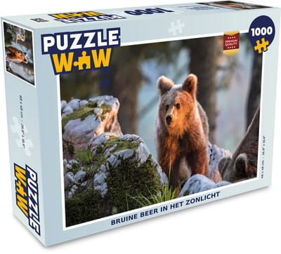Puzzel Beer - Bruin - Dier - Legpuzzel - Puzzel 1000 stukjes volwassenen