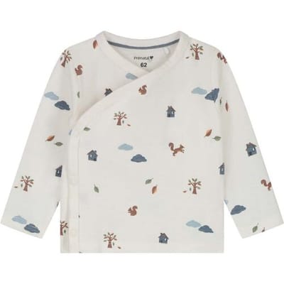 Prénatal newborn overslagshirt Ivoor Wit 44 unisex