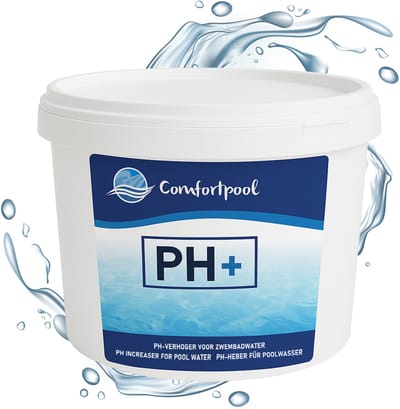 pH-plus poeder | 5 kg | Verhoogt de pH-waarde | Voor helder zwembadwater | Comfortpool