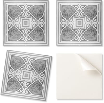 Decoratieve vinyltegels met patroon en symmetrische ornamenten, 20x20x20 cm
