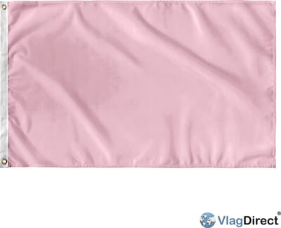 VlagDirect - Roze vlag - Roze thema vlag - 90 x 150 cm.