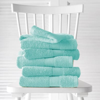 De Witte Lietaer Handdoeken Helene Plume 50 x 100 cm - 6 stuks - Katoen
