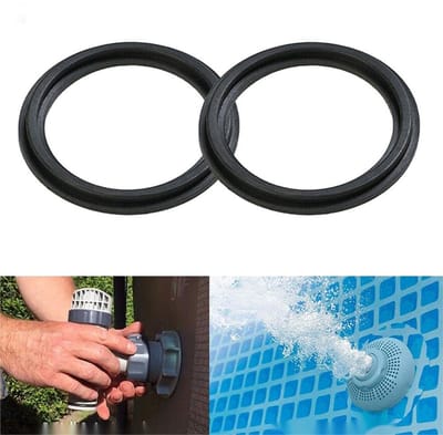 Dailygoods- Afdichting Hoogwaardige Kwaliteit - Afdichtingskit - Rubberafdichting - Vervangingsonderdelen - 2 Stuks - Voor Intex 10745 - Zwembadafdichting