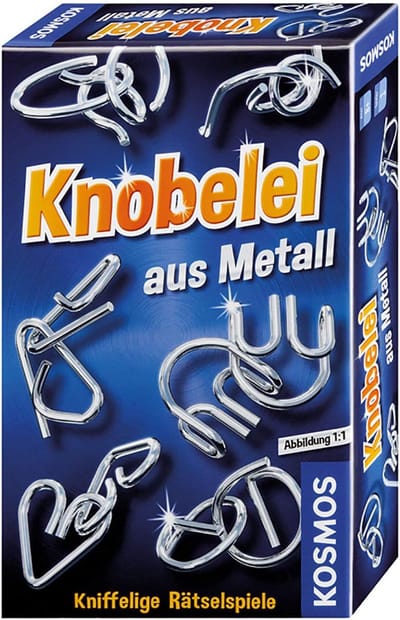Metalen Knobelei: Puzzelspeelgoed voor 1 Speler vanaf 8 Jaar