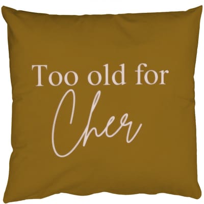 Sierkussens - Kussentjes Woonkamer - 50x50 cm - Groen - Too old for cher - Roze