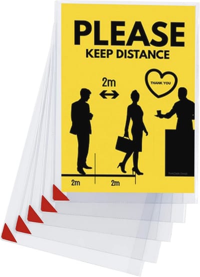 Magnetische Displayhoes A4 - Herbruikbaar en Zelfklevend, Perfect voor Informatie en Communicatie