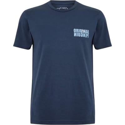 Original Penguin Herenlogo T-Shirt (Yale Blauw)