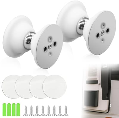 LIVIA HOME- Deursluiting met sterke magneten - Deurstopper - Deurbeschermer voor binnen - Silicone materiaal - Geen boren - Geschikt voor RV en boot accessoires