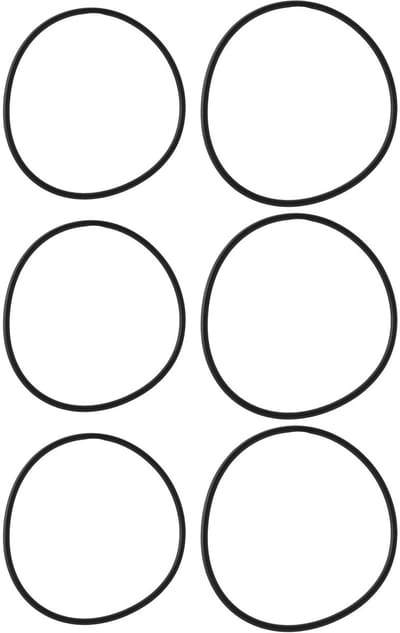 Dailygoods- Waterfilter O-ring 90x3mm/92x3.5mm - 6 Stuks - Nitril Rubber - Afdichting - Vervanging UCRING/WS03X10038 - Lekvrije Afdichting - Afdichtring