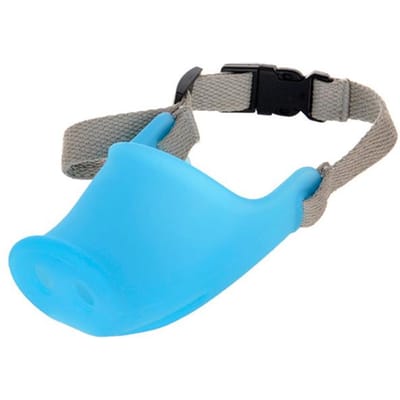Hondenbekmandje Muffle Mask Ademend Verstelbaar Grappig Schattig Varkensneus Anti-bijten Blaffen Eten Puppy Training Huisdier Accessoires M