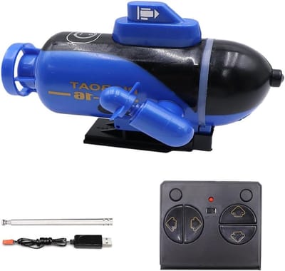 Schattige Mini RC 4CH Op afstand bestuurbare boot met verlichting voor aquarium en waterbak, leuk verjaardagscadeau