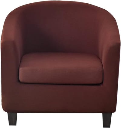 Stretch Chesterfield 1-zits fauteuil hoes 2 stuks effen kleur antislip cocktail fauteuil hoezen met stoelhoes for bar woonkamer slaapkamer club(Multi-colored 4)