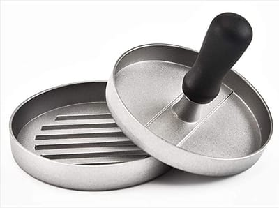 Hamburgermaker - Hamburgerpers - Zelfgemaakte hamburger - Hamburgermaker aluminium - Antiaanbaklaag - BBQ Accesoires - Burger Press - Kookgerei